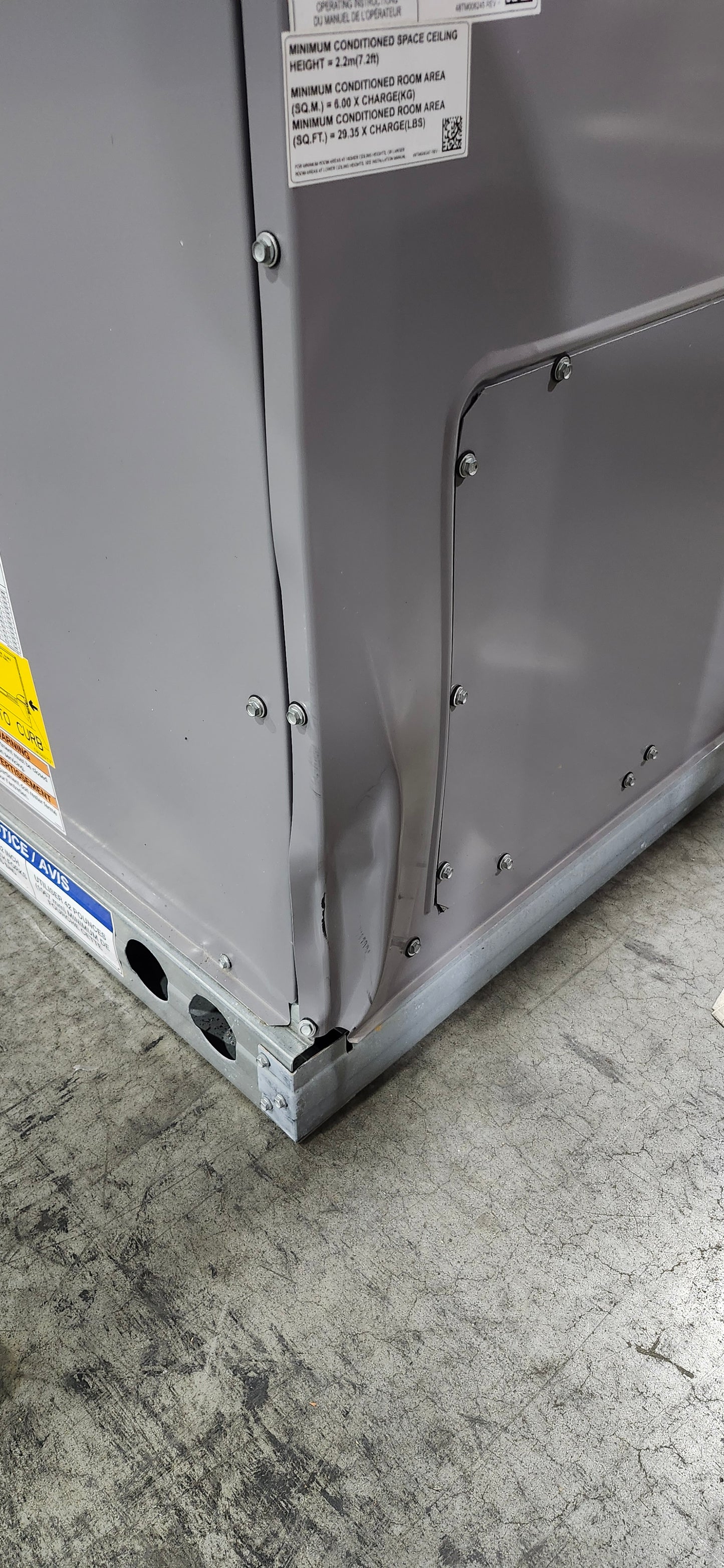 Heil 7.5 Ton Gas/Electric Packaged Rooftop Unit 208/230/3PH (RGF090HE2A0AAA)