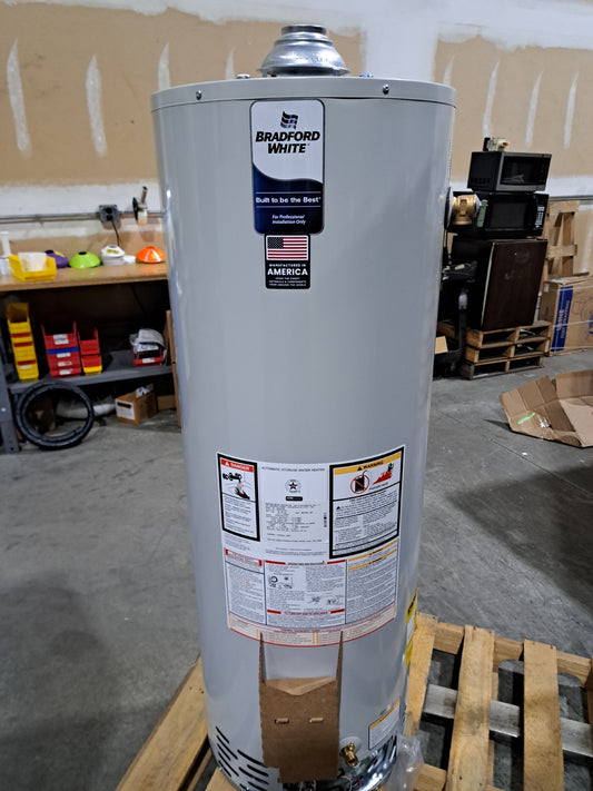 Bradford White 40 Gallon Natural Gas Water Heater (RG240T6N)