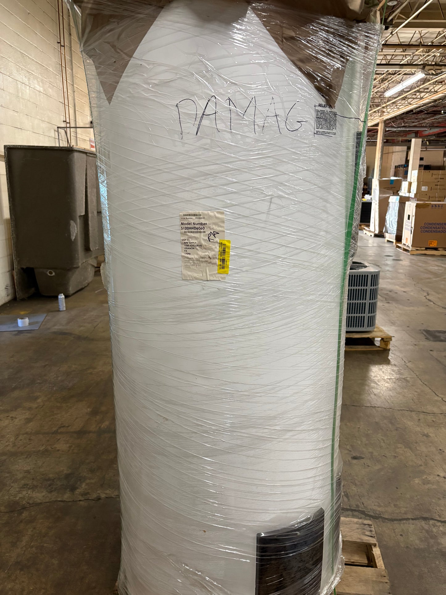 Vaughn 120 Gallon Dairy Barn Water Heater (S120HHD-60)