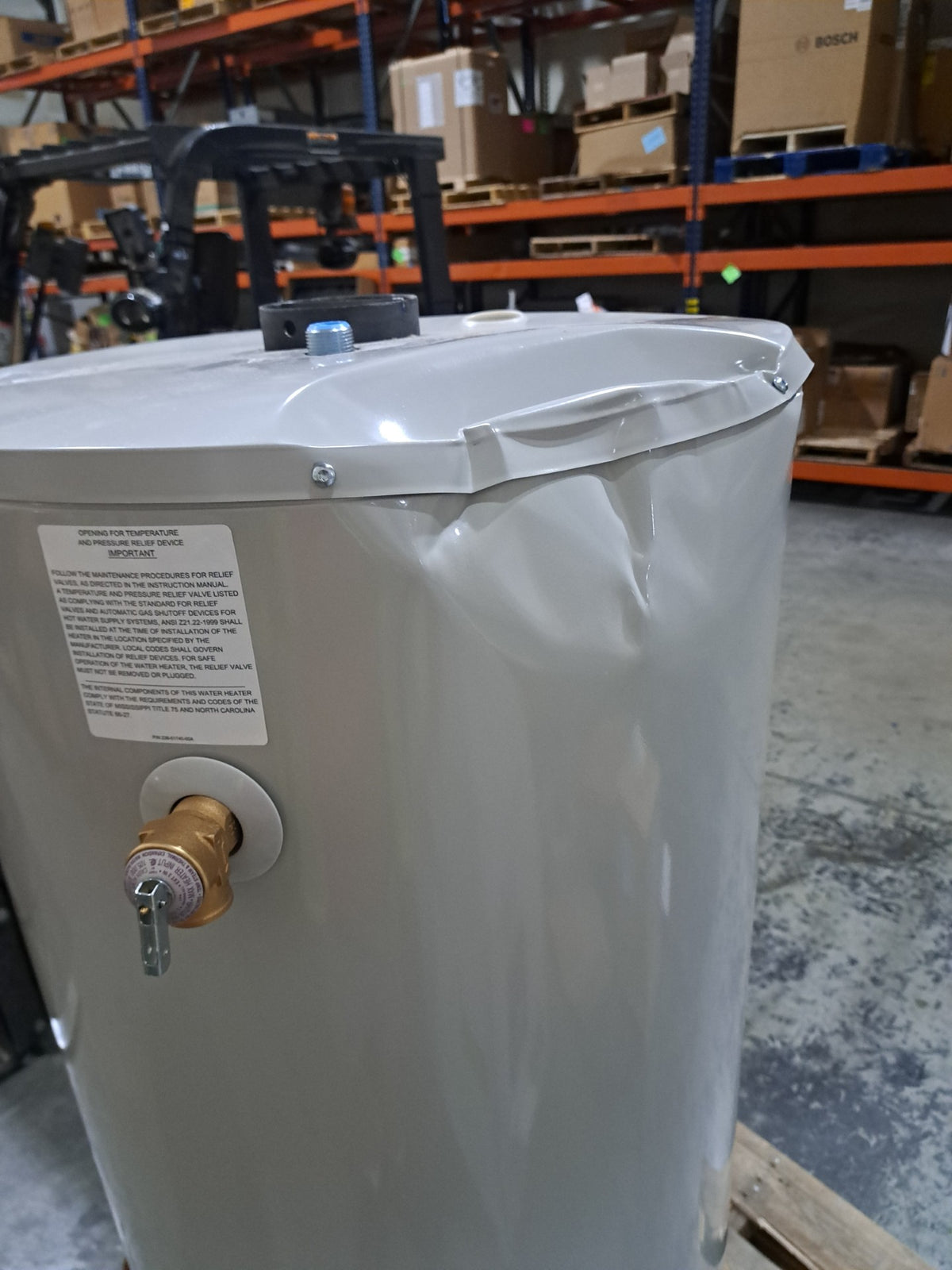 Bradford White 50 Gallon Natural Gas Atmospheric (RG250S6N)