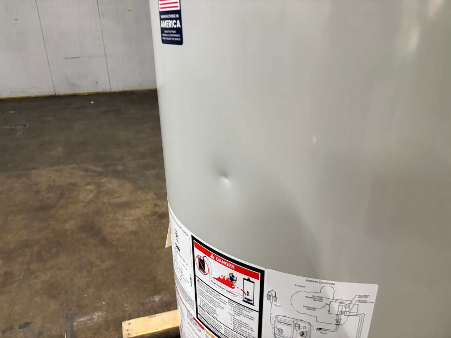 Bradford White 75 Gallon Natural Gas Power Vented Water Heater (RG2PV75H6N)