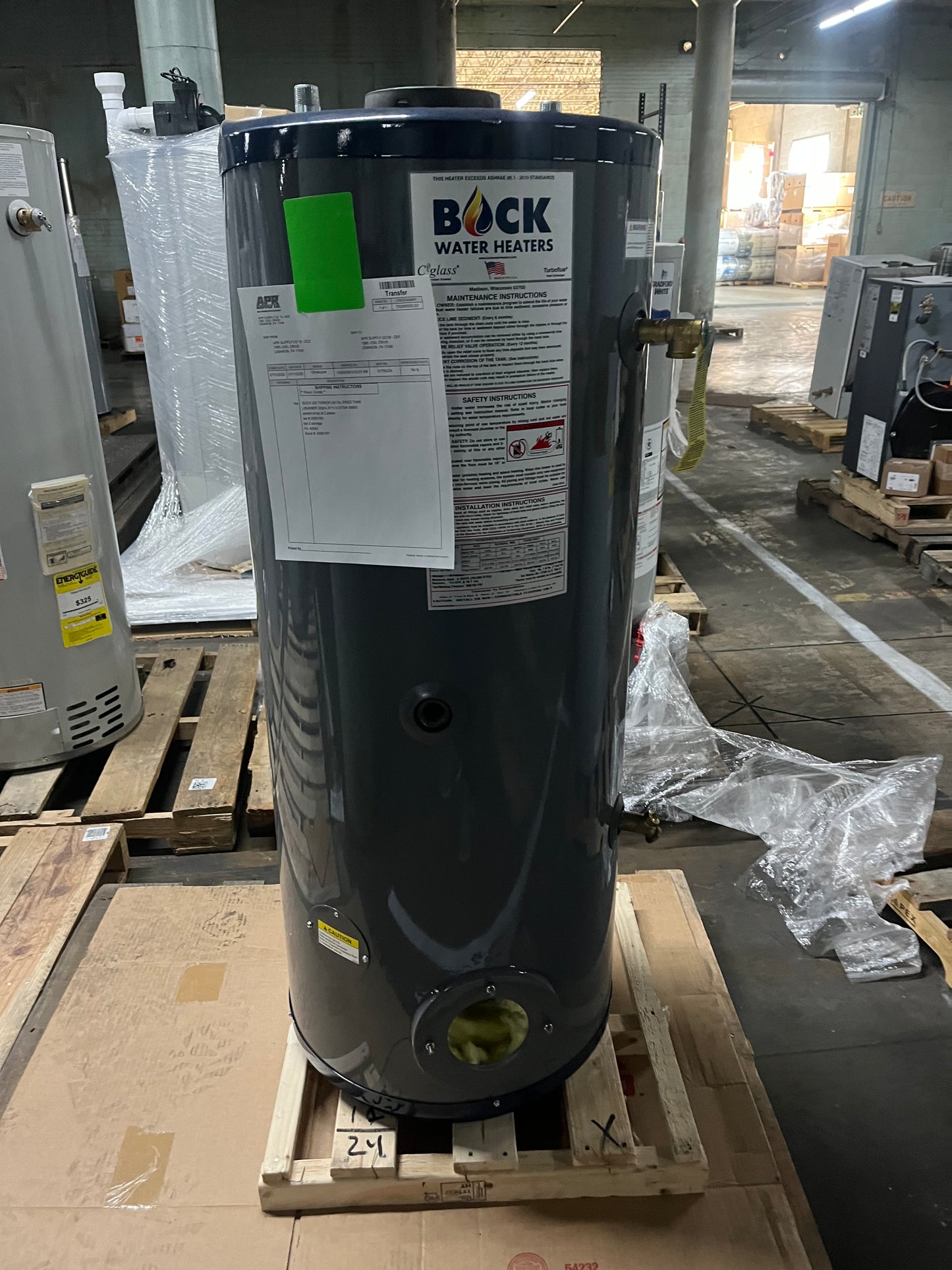 Bock 32 Gallon Oil Fired Water Heater (32E Turboflue)