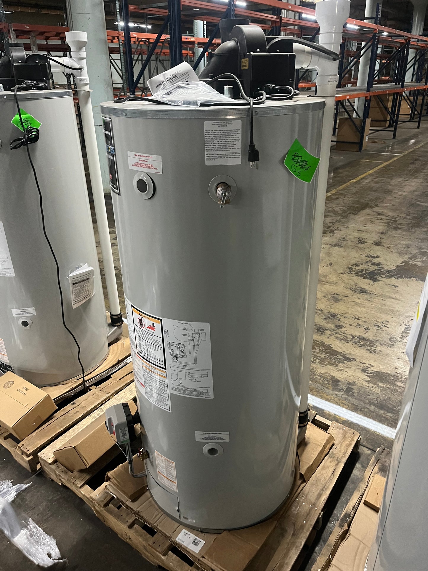 Bradford White 75 Gallon Power Direct Vent Water Heater (RG2PDV75H6N)