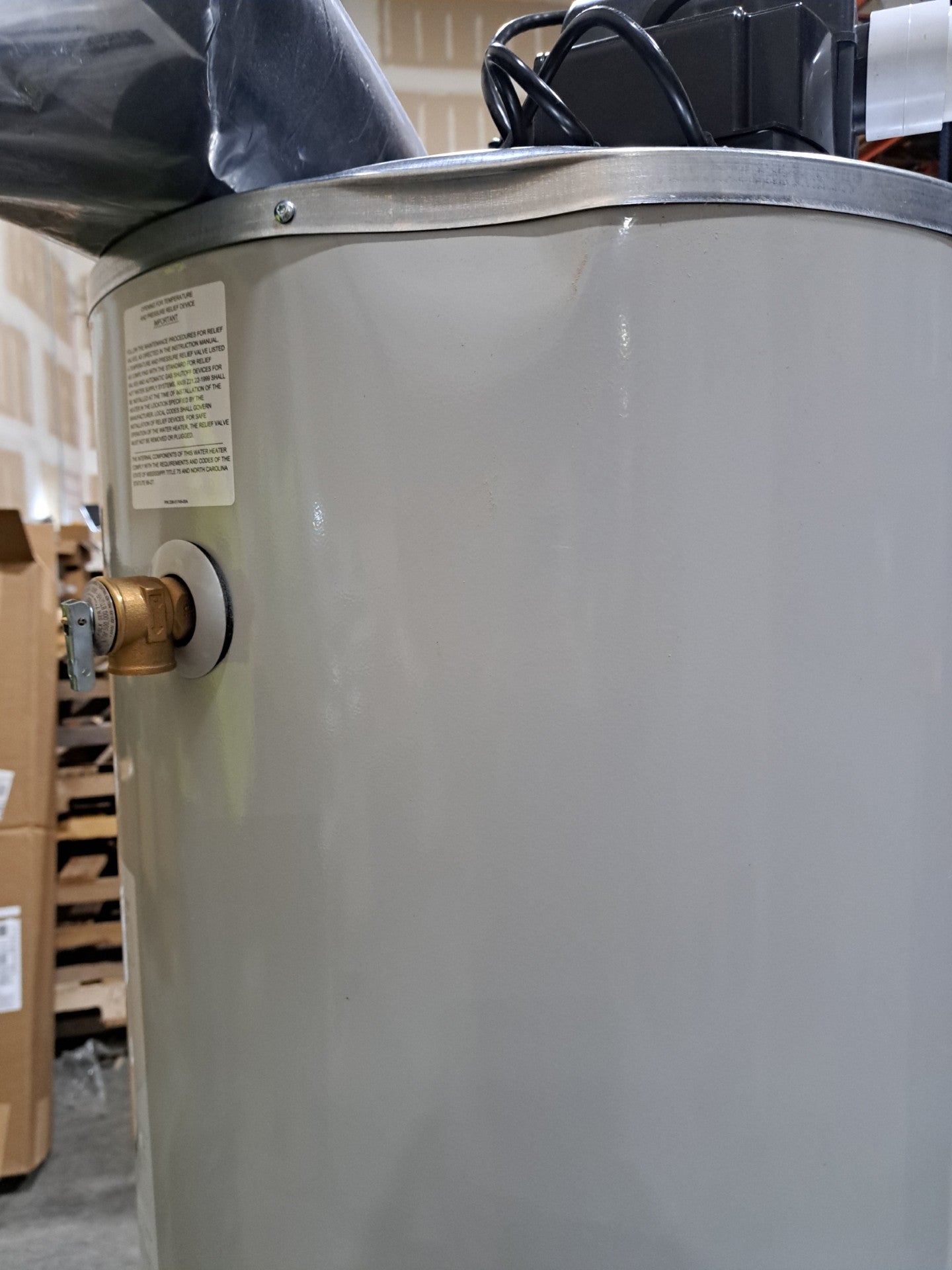 Bradford White 50 Gallon Direct Vent Water Heater (RG2PDV50S6N)
