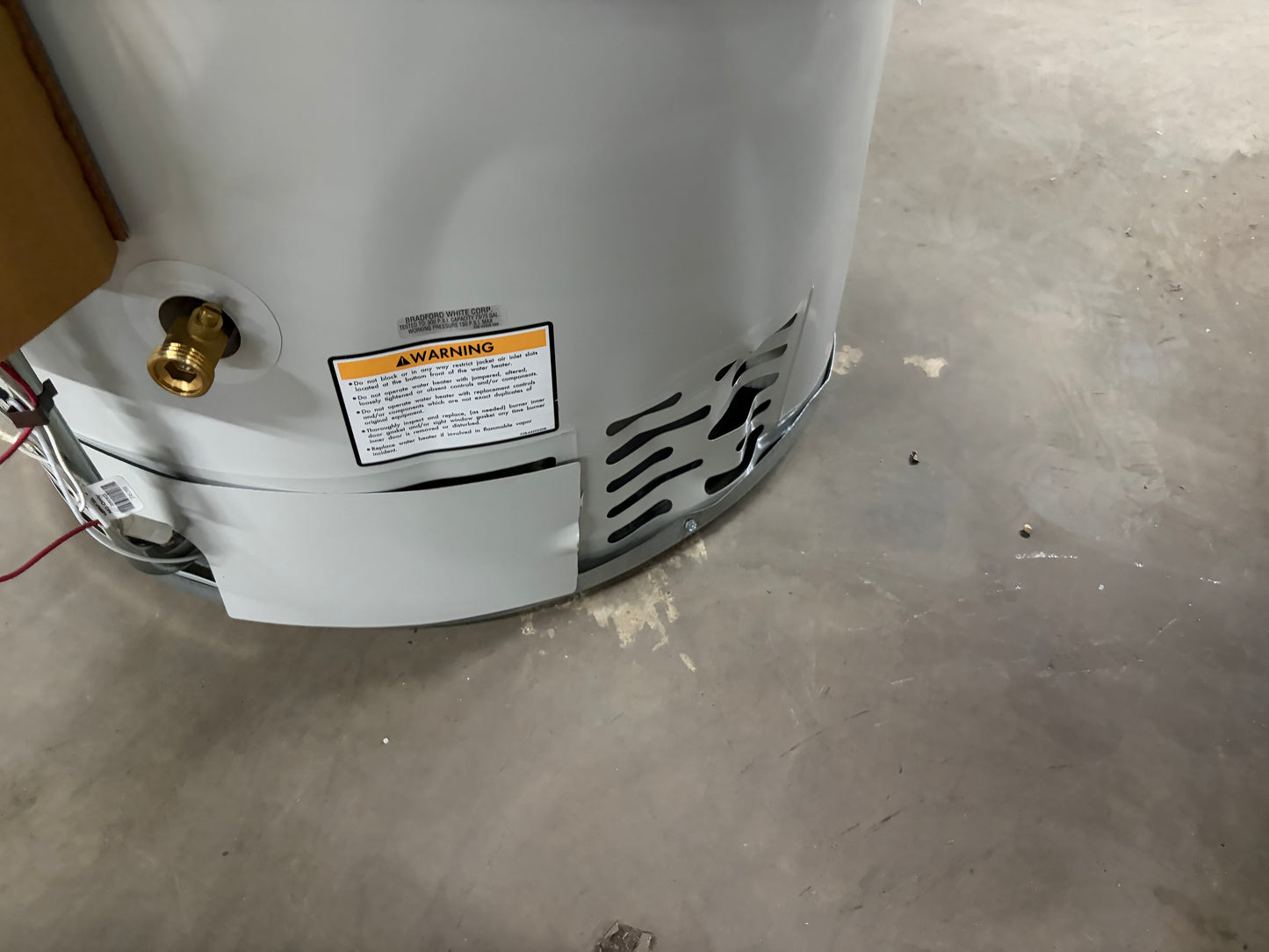 Bradford White 75 Gallon Natural Gas Atmospheric Water Heater (RG275H6N)
