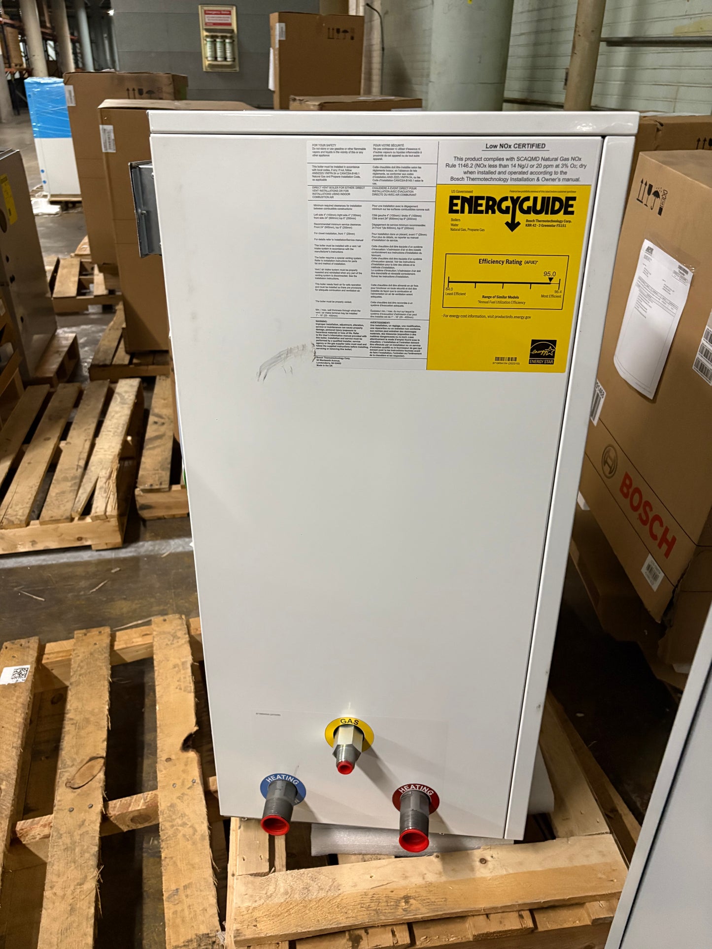 Bosch 152K BTU Gas/Lp Condensing Boiler (FS151-KBR42)