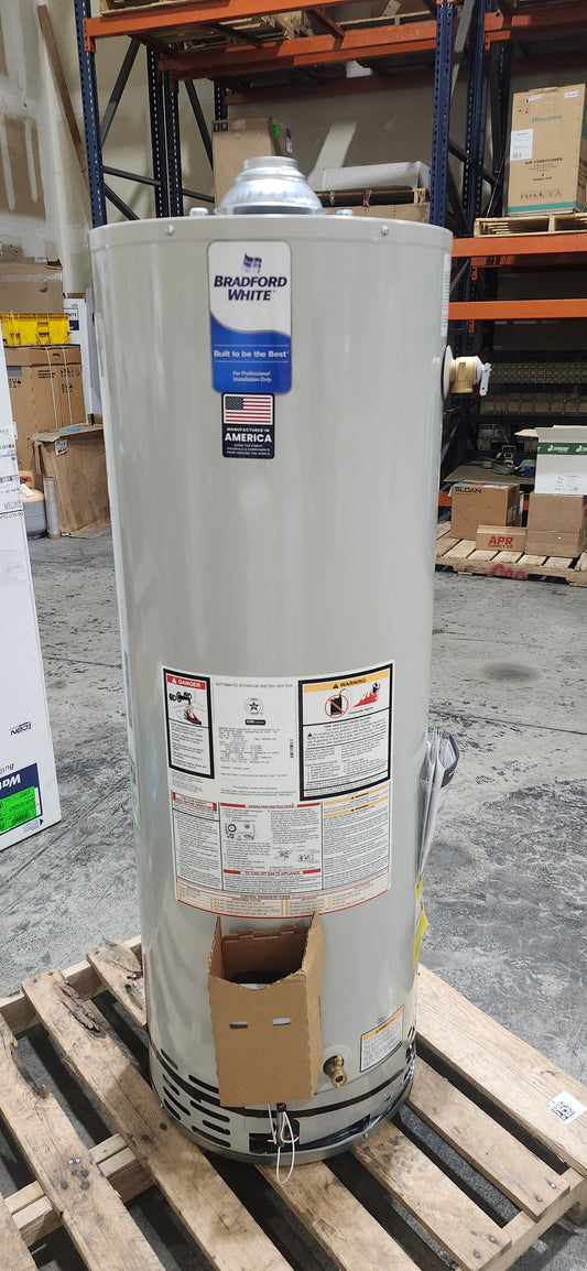 Bradford White 40 Gallon Tall Nat Gas Water Heater (RG240T6N)