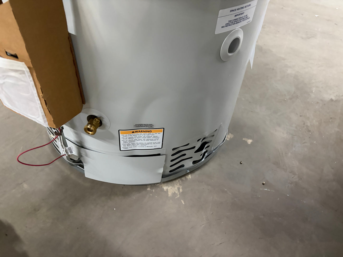 Bradford White 75 Gallon Natural Gas Atmospheric Water Heater (RG275H6N)
