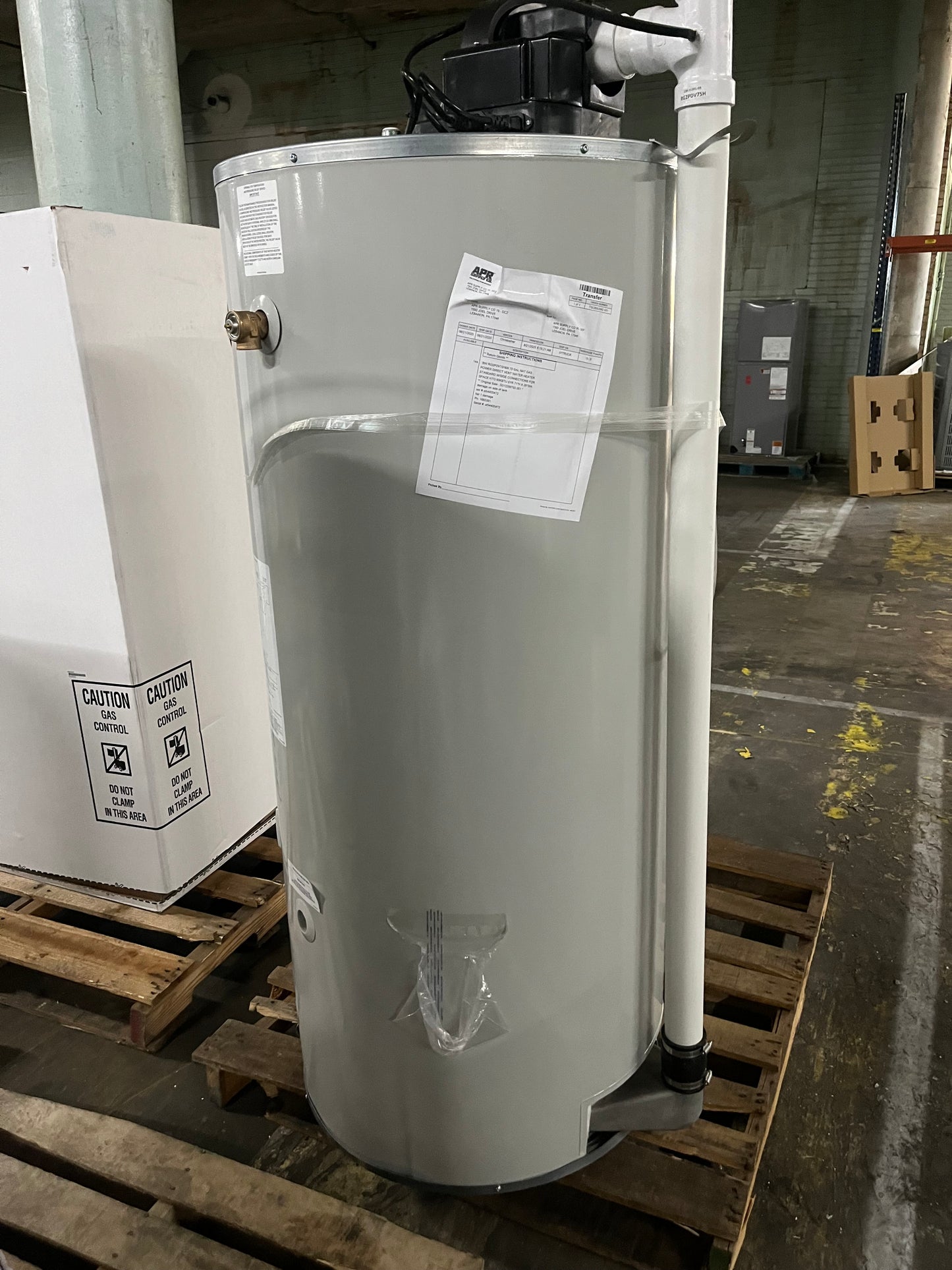 Bradford White 75 Gal Nat Gas Power Direct Vent Water Heater (RG2PDV75H6N)