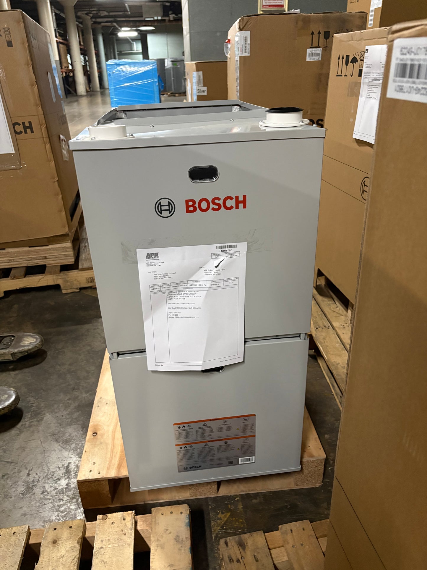 Bosch 80K BTU 96% 2 Stage Furnace (BGH96M080B3B)