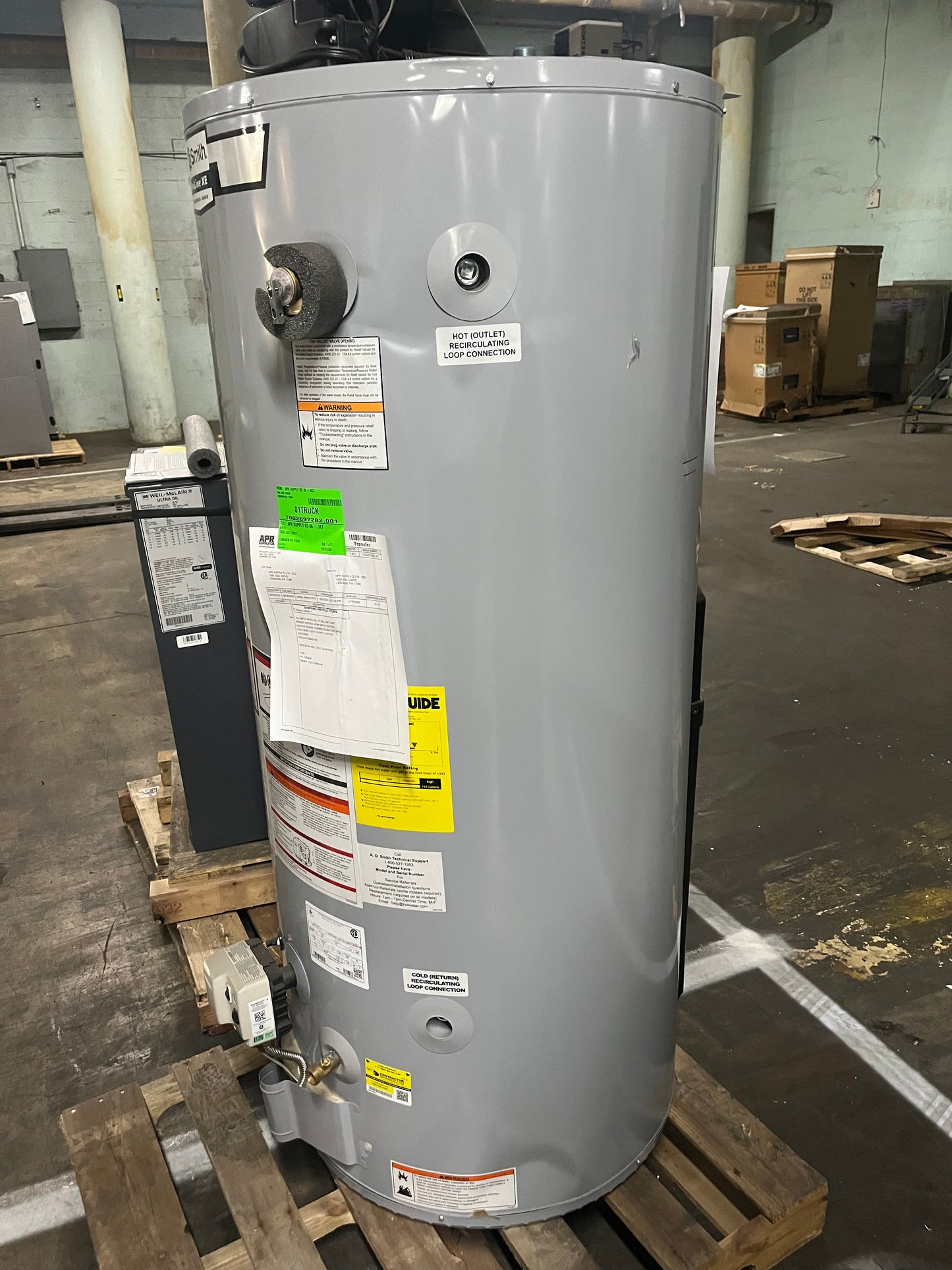 AO Smith 75 Gallon Natural Gas Power Vented Water Heater (GPVX-75L)