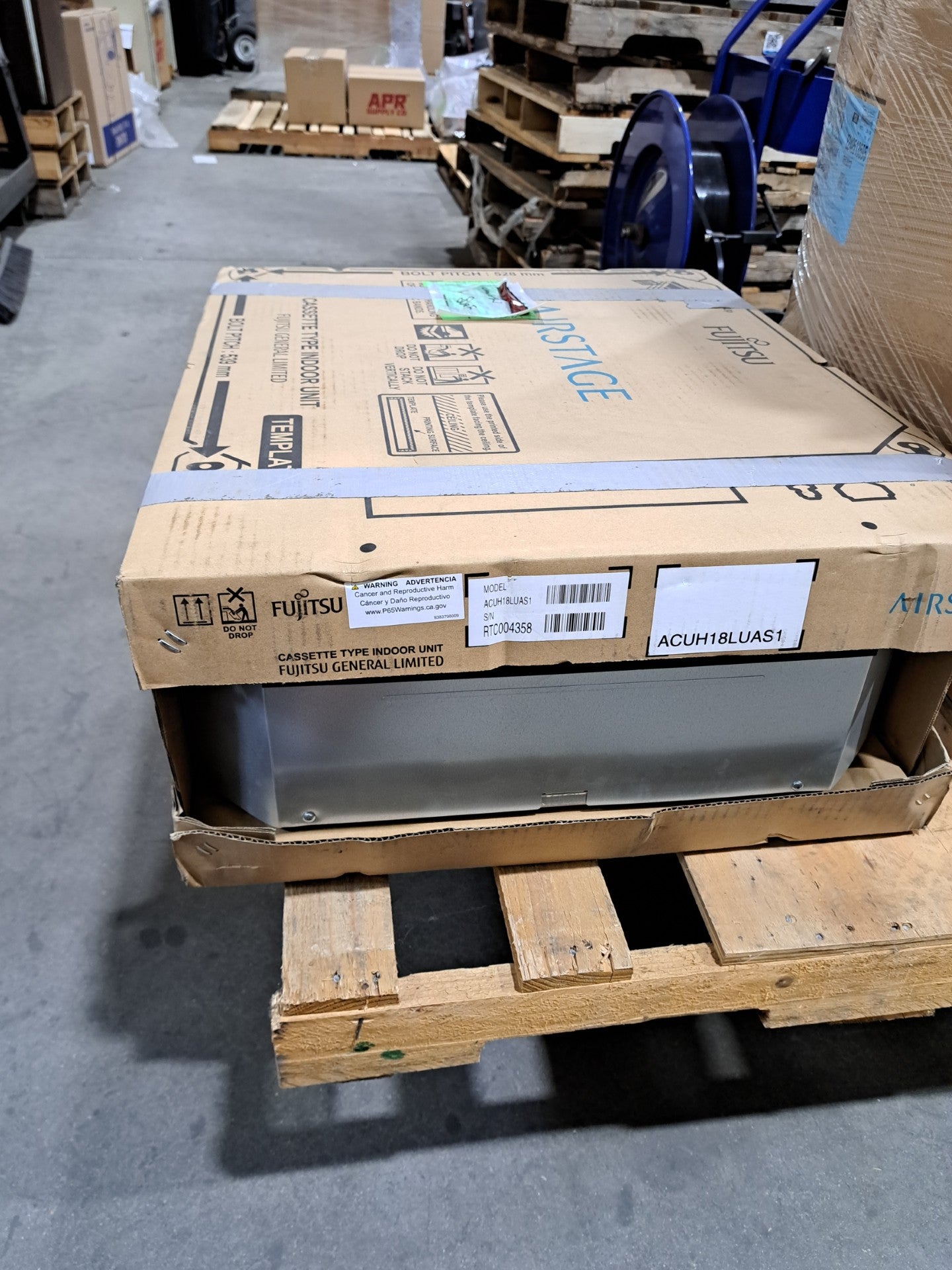 Fujitsu 18K BTU Compact Ceiling Cassette (ACUH18LUAS1)
