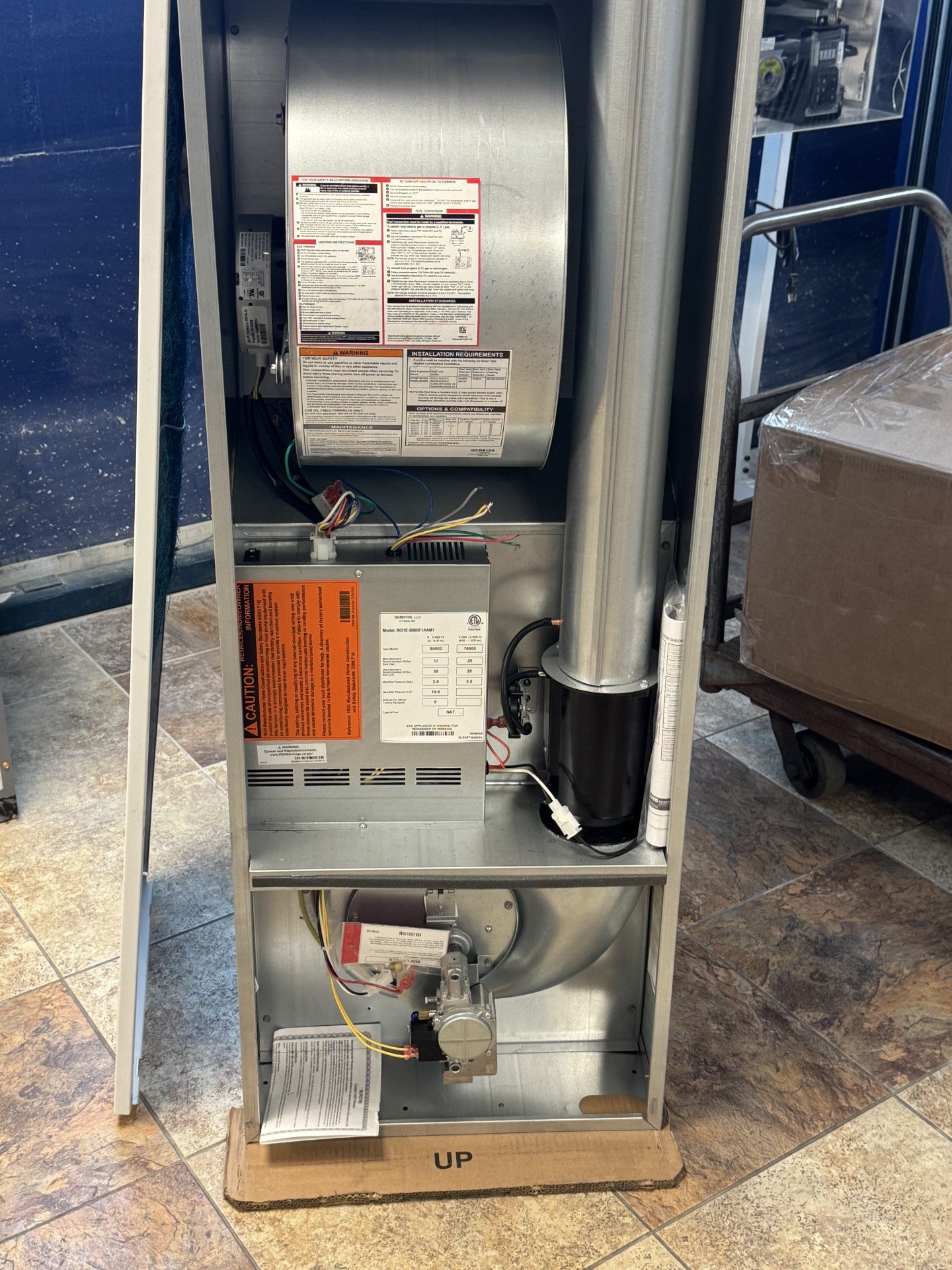 Miller 90K BTU Single Stage Gas Furnace W/O Coil (MG1E-B090F1AAM1)