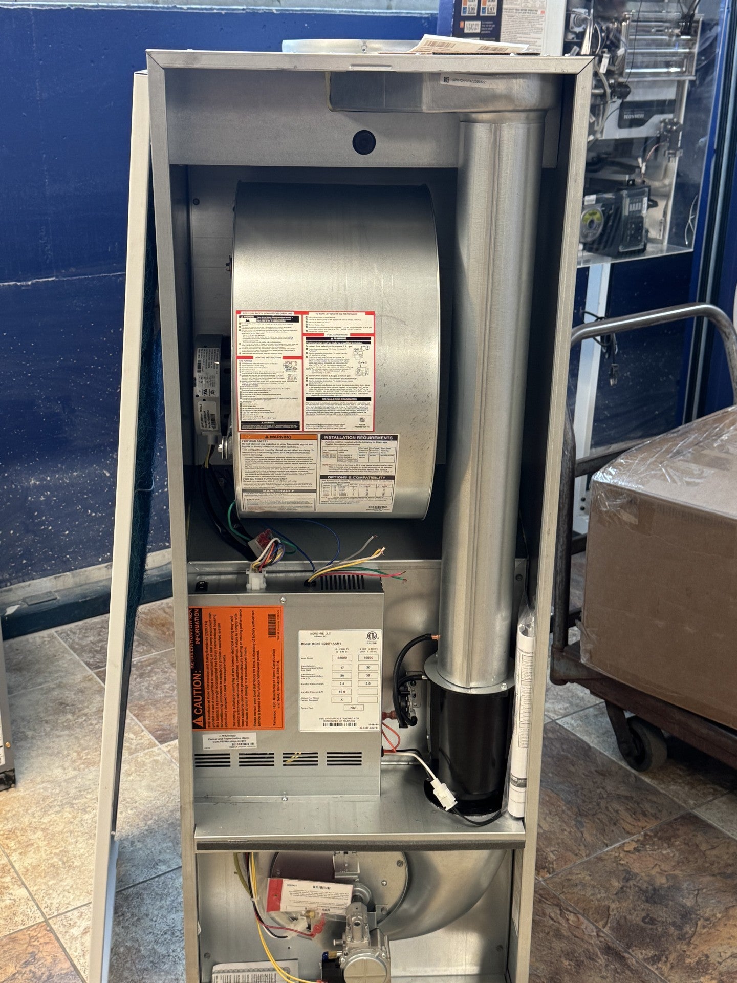 Miller 90K BTU Single Stage Gas Furnace W/O Coil (MG1E-B090F1AAM1)